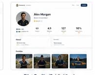 A DroneJob.ai professional pilot profile with services, experience, and readiness context.